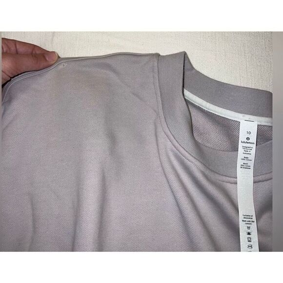 Lululemon Softstreme Perfectly Oversized Cropped Crew - Picture 14 of 15